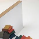 MDF Melamin Spegelfolie/Grå    